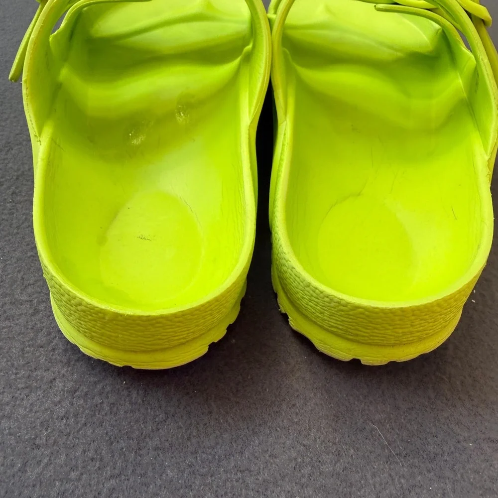 Birkenstock Arizona EVA Sandals Neon Lime Green Men 11 Women 13 EU 44 Waterproof